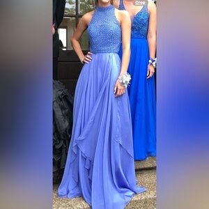 Sherri Hill Stunning Periwinkle Prom Dress
